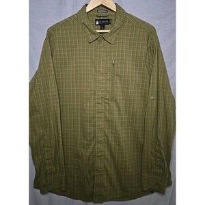 Duluth Untucked Trading Co Alaskan Hardgear, Mens XL Green Plaid Standard Fit